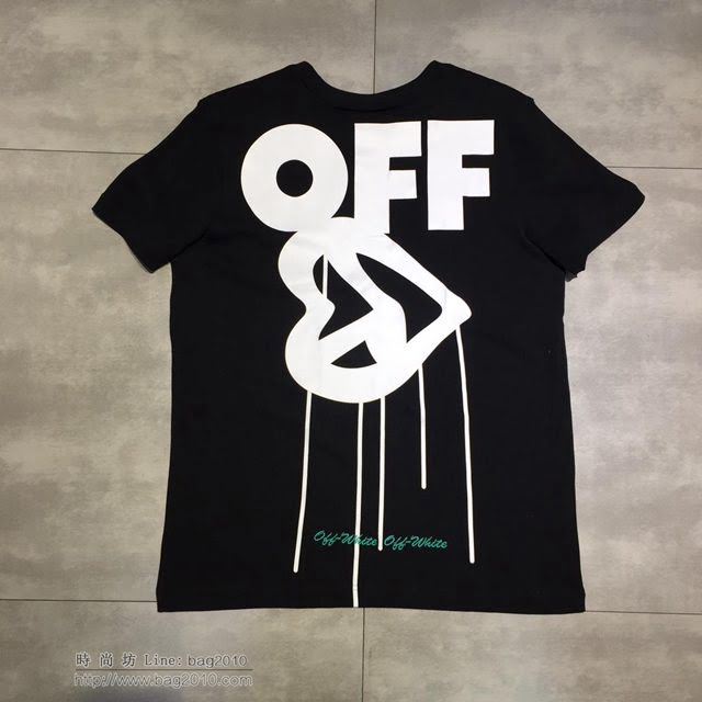 OFF White男裝 19春夏新款 OFF男短袖 黑色男T恤  tzy1565